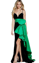 11 of 12 Jovani 60319 Black/Green