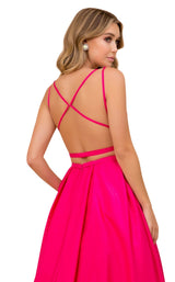 8 of 8 Nox Anabel M412 Dress Fuchsia