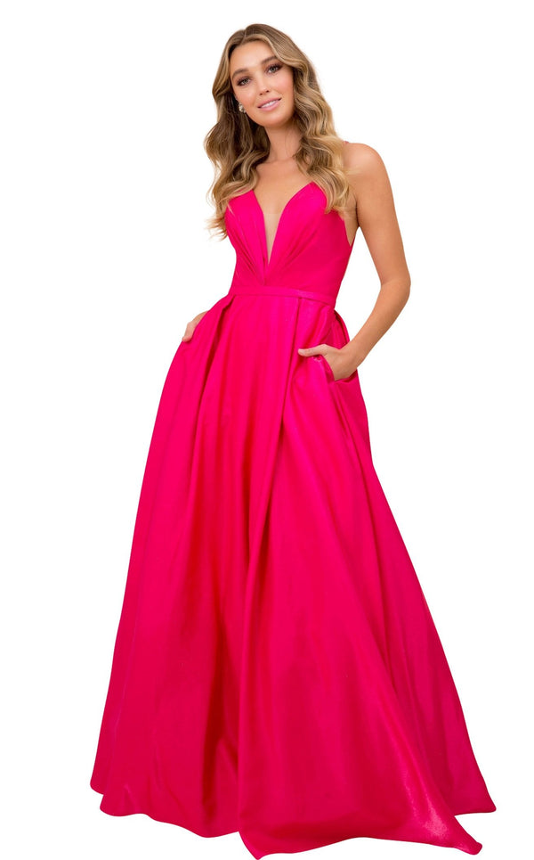 Nox Anabel M412 Dress Fuchsia