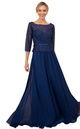 3 of 12 Nox Anabel M520 Dress Navy-Blue