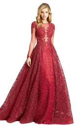 1 of 10 MacDuggal 20100D Dress Burgandy