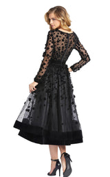 2 of 4 Mac Duggal 67007D Dress Black