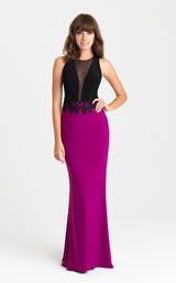 1 of 4 Madison James 16322 Black/Fuchsia