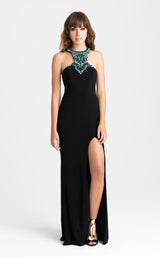 1 of 4 Madison James 16346 Black/Turquoise