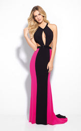 3 of 4 Madison James 17230 Black/Fuchsia