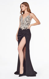 1 of 4 Cinderella Divine ML940 Dress Black