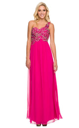 1 of 6 Nox Anabel 2726 Dress Fuchsia