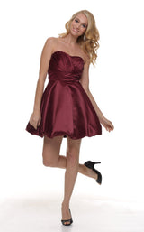 4 of 22 Nox Anabel 2820 Dress Burgundy