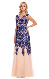 3 of 6 Nox Anabel 3121 Dress Royal-Nude