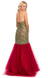 5 of 5 Nox Anabel 3123 Dress Green-Red