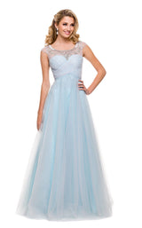 1 of 4 Nox Anabel 3131 Dress Aqua-Pink