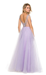 4 of 4 Nox Anabel 3131 Dress Lilac-Aqua