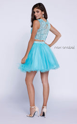 4 of 6 Nox Anabel 6057 Dress Aqua-Blue