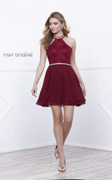 2 of 6 Nox Anabel 6225 Dress Burgundy