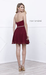 5 of 6 Nox Anabel 6225 Dress Burgundy