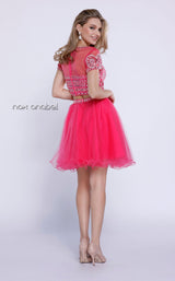 4 of 4 Nox Anabel 6229 Dress Fuchsia