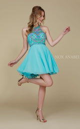 1 of 4 Nox Anabel 6238 Dress Aqua-Blue