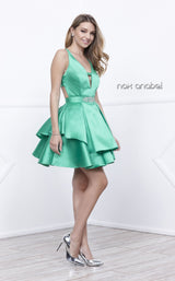 1 of 4 Nox Anabel 6283 Dress Emerald-Green