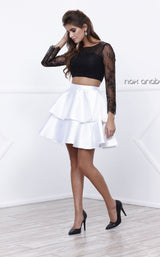 3 of 6 Nox Anabel 6290 Dress White-Black