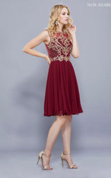 1 of 3 Nox Anabel 6321 Dress Burgundy