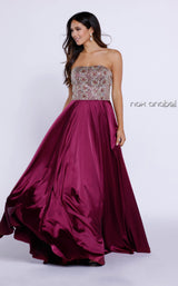 1 of 6 Nox Anabel 8186 Dress Burgundy