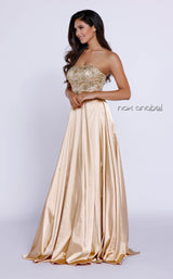 2 of 6 Nox Anabel 8186 Dress Gold