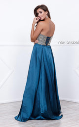 6 of 6 Nox Anabel 8186 Dress Teal-Blue