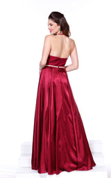 4 of 4 Nox Anabel 8198 Dress Burgundy