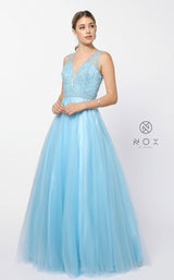 1 of 2 Nox Anabel 8219 Dress Light-Blue