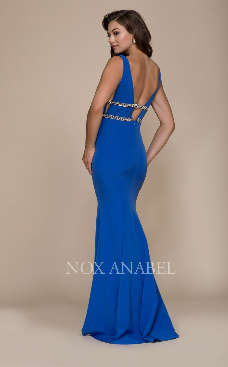 Nox Anabel A076 Dress Royal-Blue