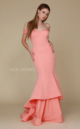 1 of 2 Nox Anabel C028 Dress Coral