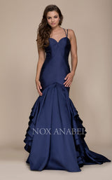 3 of 8 Nox Anabel C034 Dress Navy-Blue