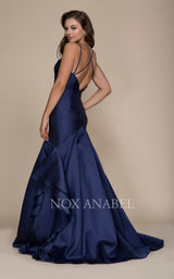 7 of 8 Nox Anabel C034 Dress Navy-Blue