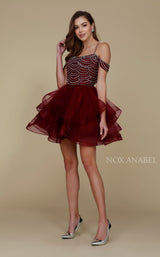 3 of 6 Nox Anabel T668 Dress Wine