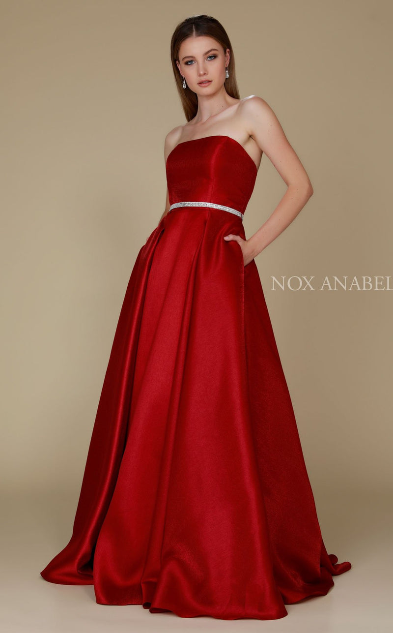 Nox Anabel Y154 Dress Burgundy