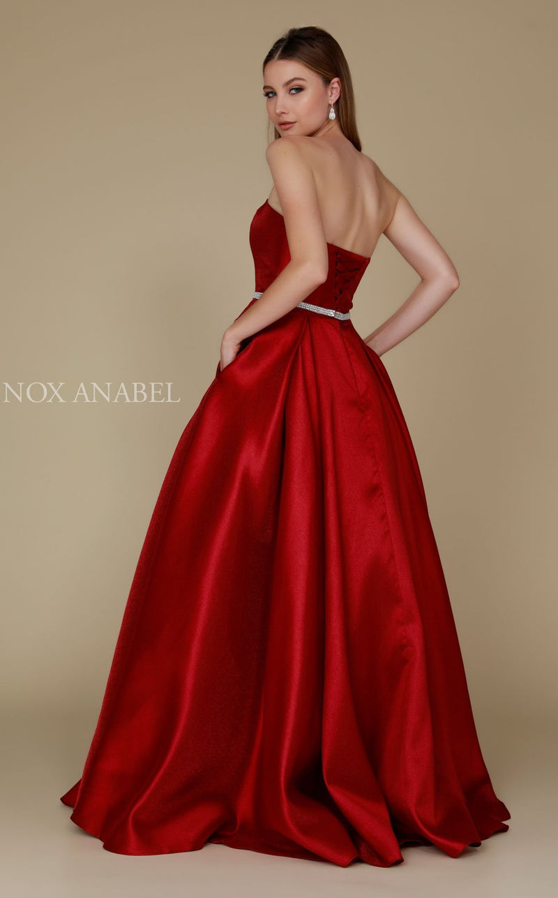 Nox Anabel Y154 Dress Burgundy