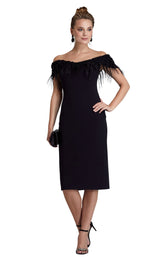 1 of 4 Odrella 5859 Dress Black