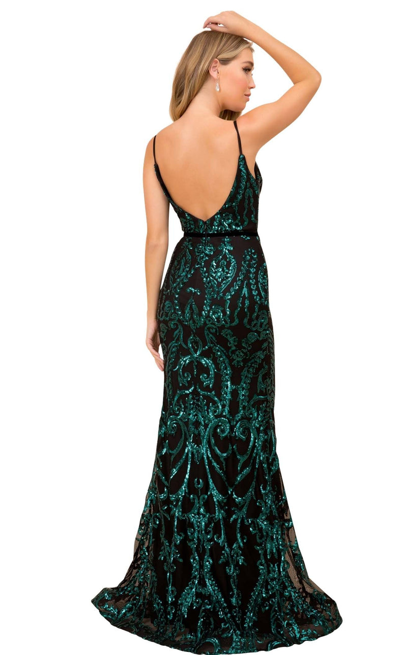 Nox Anabel P417 Dress Black-Green