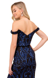 8 of 8 Nox Anabel P418 Dress Black-Royal