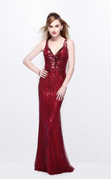 3 of 8 Primavera Couture 9874 Burgandy