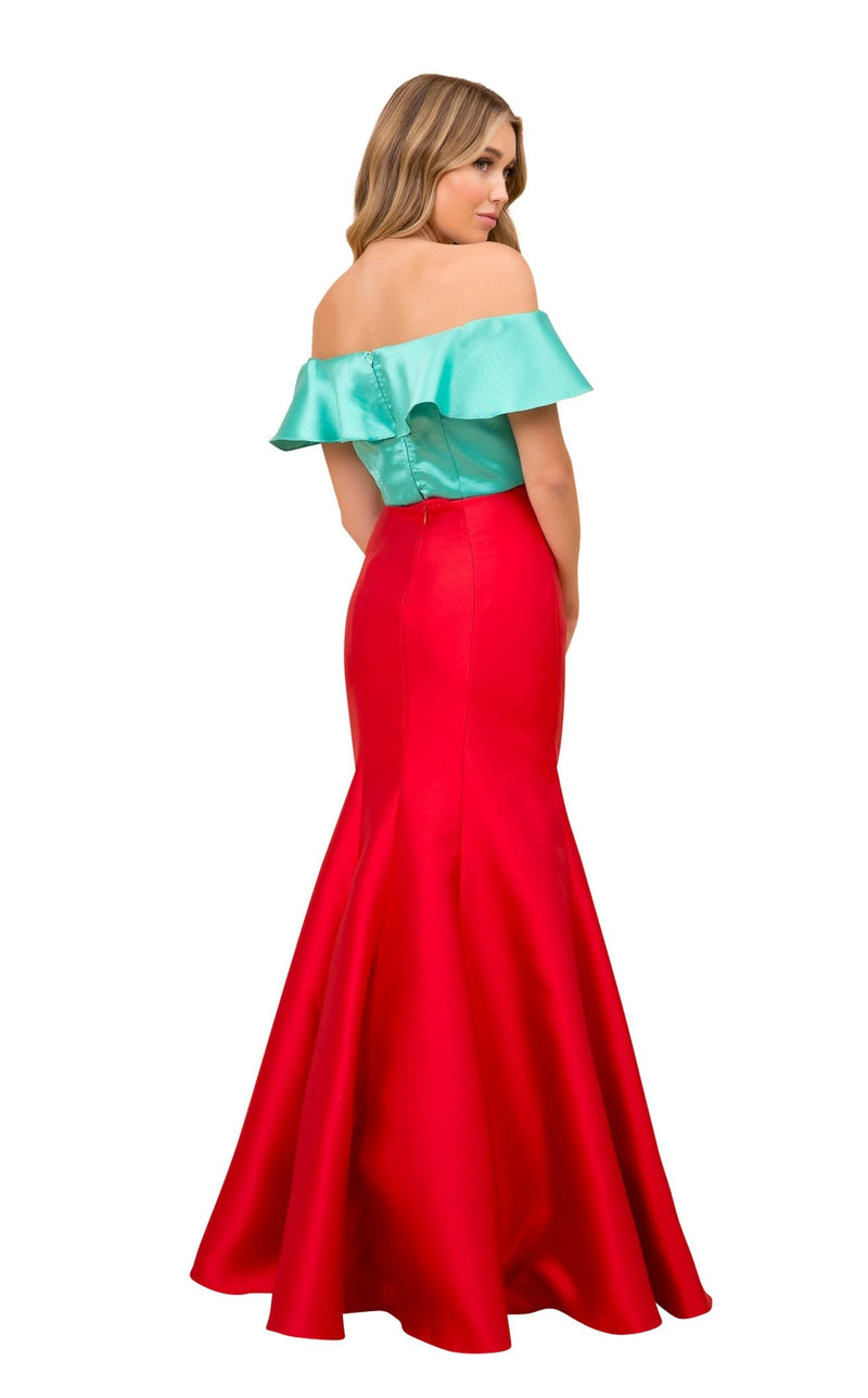 Nox Anabel Q129 Dress Red-Green