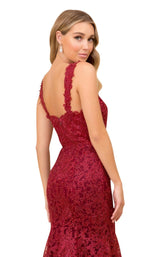 4 of 4 Nox Anabel R216 Dress Burgundy