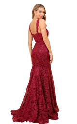 2 of 4 Nox Anabel R216 Dress Burgundy