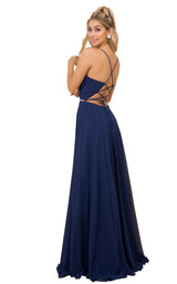 9 of 17 Nox Anabel R416 Dress Navy-Blue