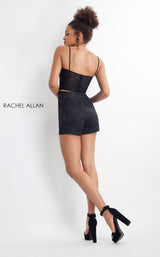 5 of 8 Rachel Allan L1174 Jumpsuit Black