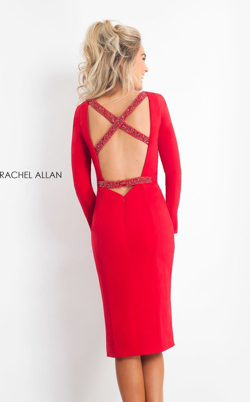 Rachel Allan L1175 Dress Red