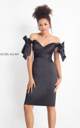 1 of 12 Rachel Allan L1178 Dress Black