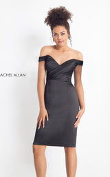 4 of 12 Rachel Allan L1178 Dress Black