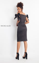 7 of 12 Rachel Allan L1178 Dress Black