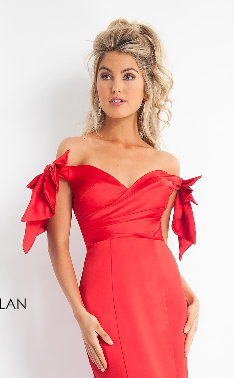 Rachel Allan L1178 Dress Red